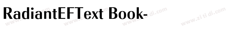 RadiantEFText Book字体转换